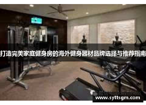 打造完美家庭健身房的海外健身器材品牌选择与推荐指南